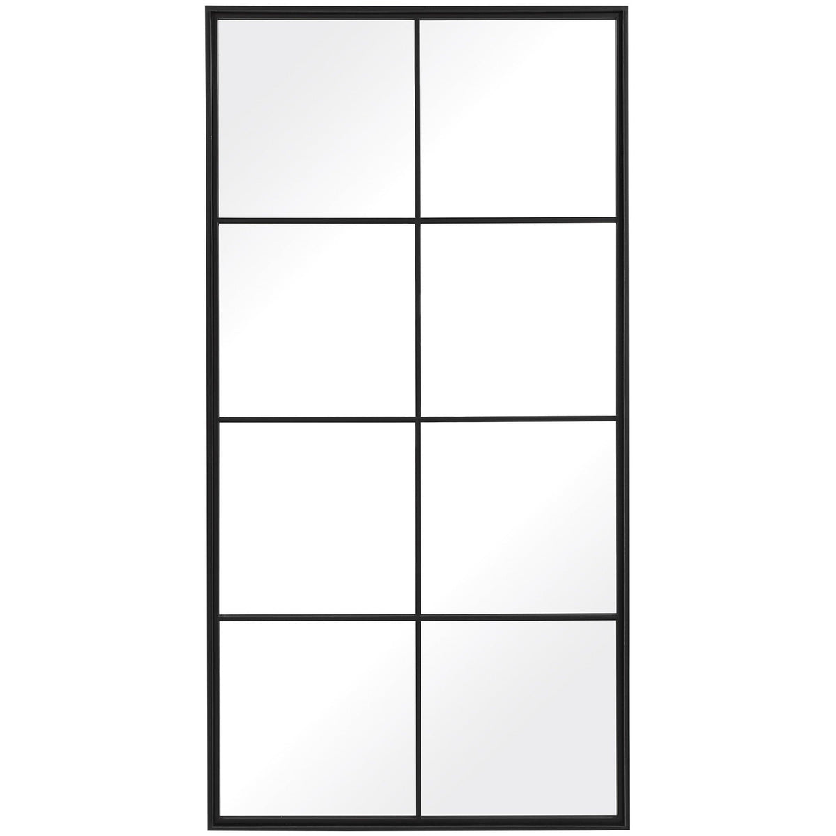 Uttermost Mirrors Rousseau Iron Window Mirror House of Isabella UK