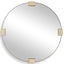 Uttermost Mirrors Russo Round Mirror in Travertine House of Isabella UK