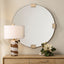 Uttermost Mirrors Russo Round Mirror in Travertine House of Isabella UK