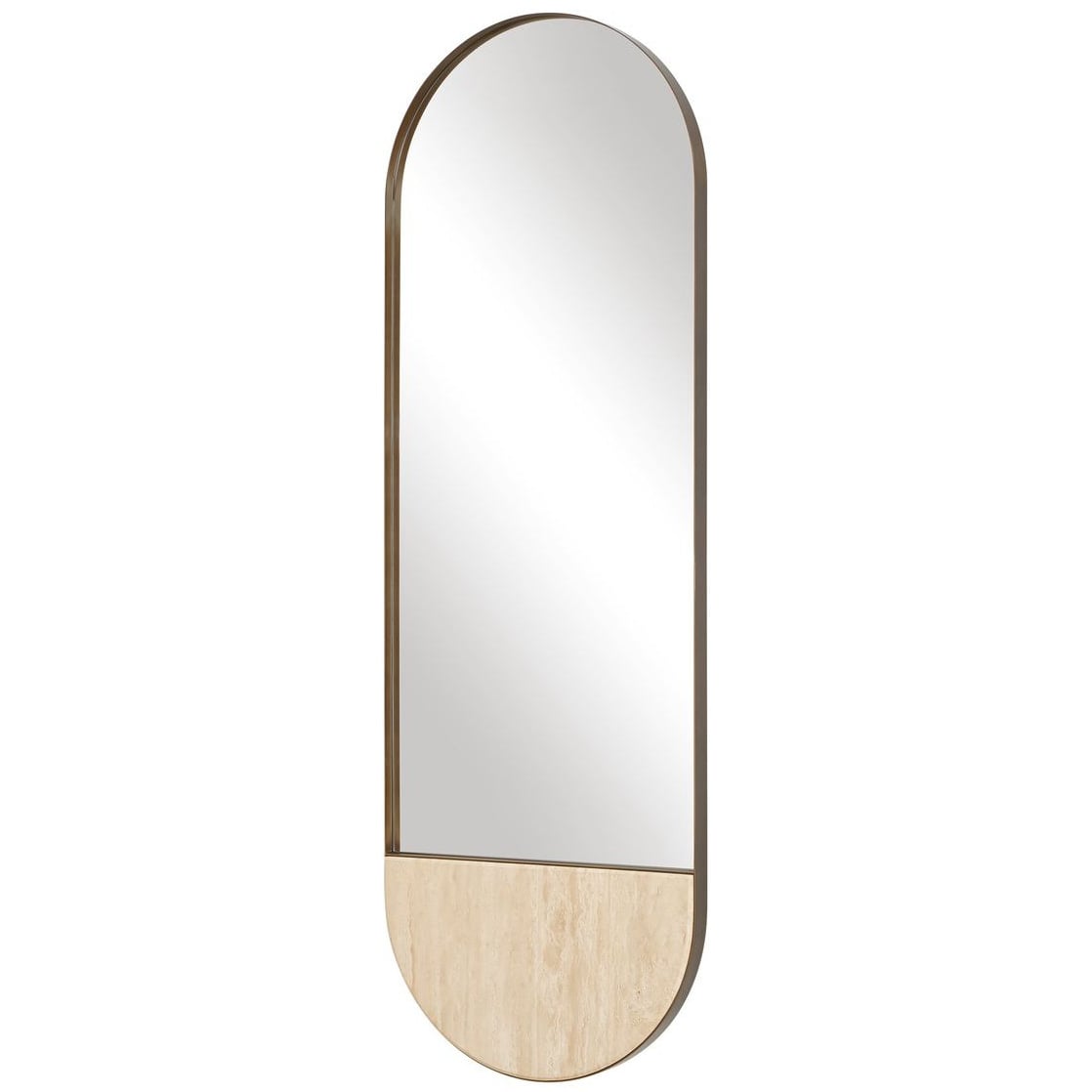 Uttermost Mirrors Russo Tall Oval Mirror in Travertine House of Isabella UK