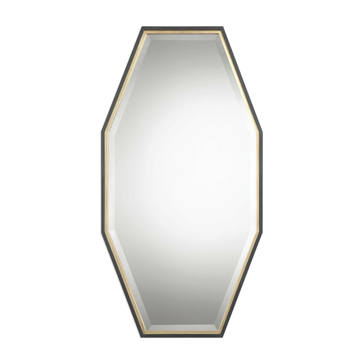 Savion Gold Octagon Mirror.