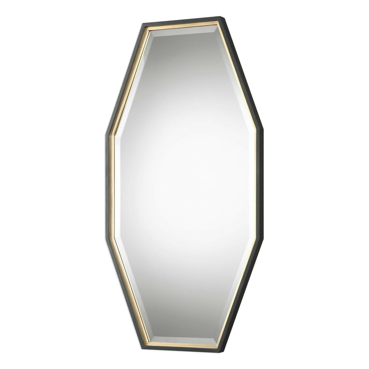 Savion Gold Octagon Mirror.
