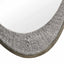 Uttermost Mirrors Schiller Oval Antique Nickel Mirror House of Isabella UK