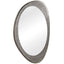 Uttermost Mirrors Schiller Oval Antique Nickel Mirror House of Isabella UK