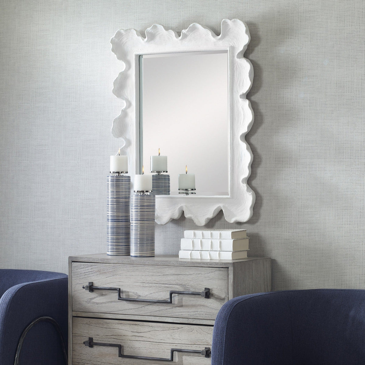Uttermost Mirrors Sea Coral Coastal Mirror House of Isabella UK