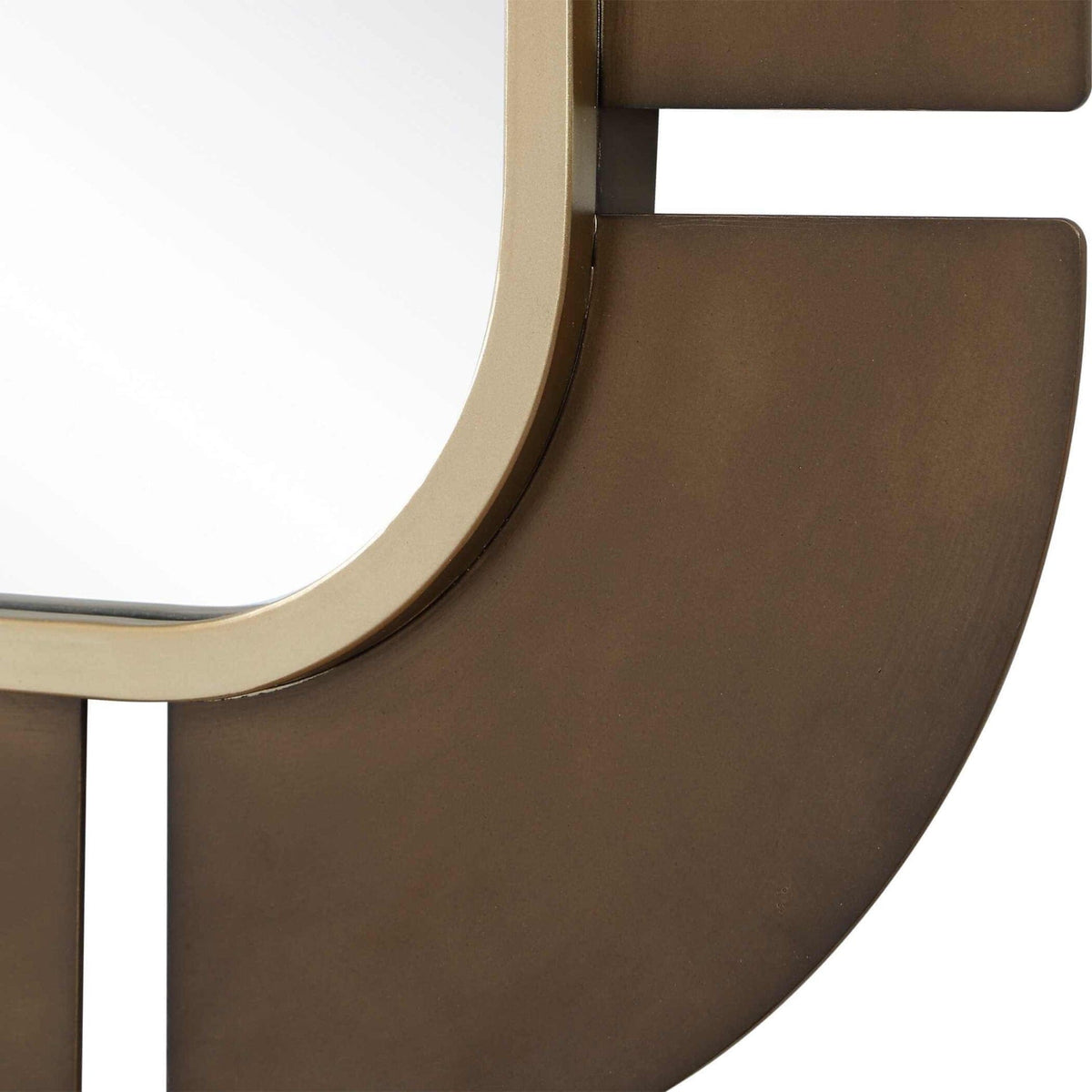 Uttermost Mirrors Segment Dark Bronze Mirror House of Isabella UK