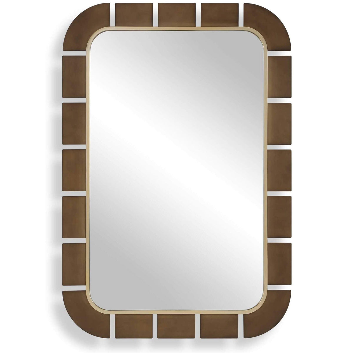 Uttermost Mirrors Segment Dark Bronze Mirror House of Isabella UK