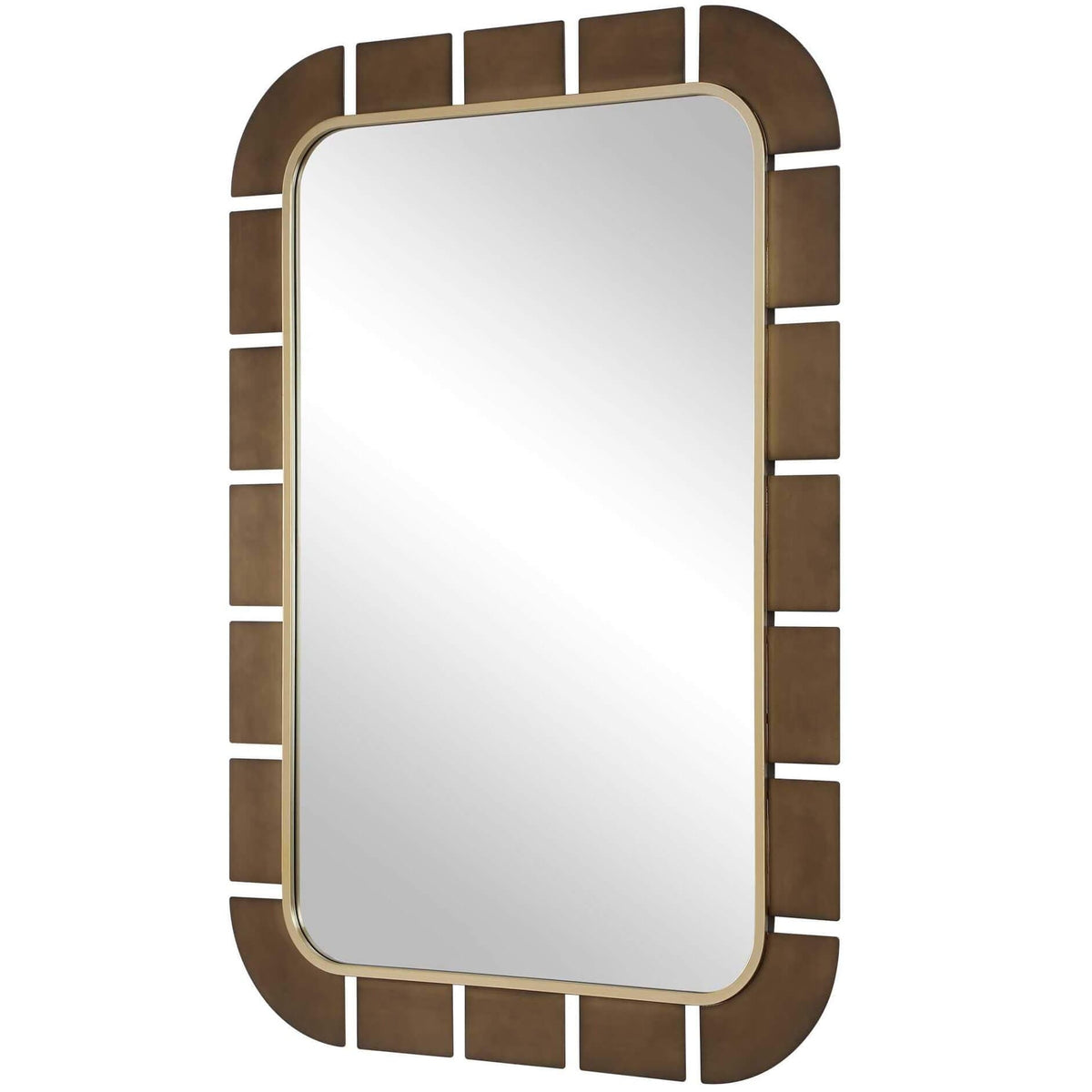 Uttermost Mirrors Segment Dark Bronze Mirror House of Isabella UK