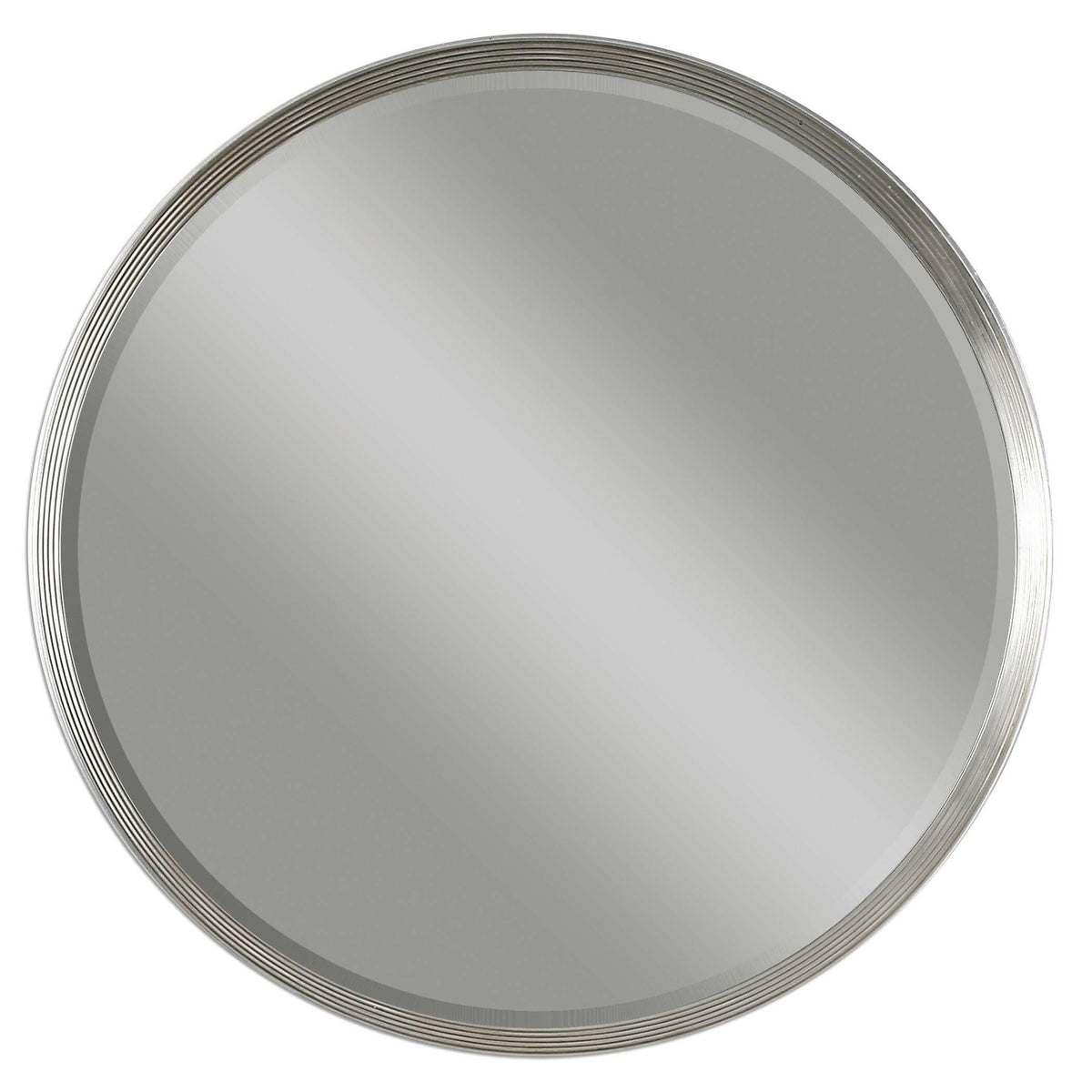 Serenza Round Silver Mirror.