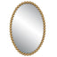 Uttermost Mirrors Serna Gold Oval Mirror House of Isabella UK