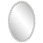Uttermost Mirrors Serna White Oval Mirror House of Isabella UK