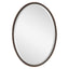 Uttermost Mirrors Sherise Bronze Oval Mirror House of Isabella UK