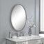 Uttermost Mirrors Sherise Brushed Nickel Oval Mirror House of Isabella UK