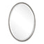 Uttermost Mirrors Sherise Brushed Nickel Oval Mirror House of Isabella UK