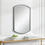 Uttermost Mirrors Shield Shaped Iron Mirror House of Isabella UK