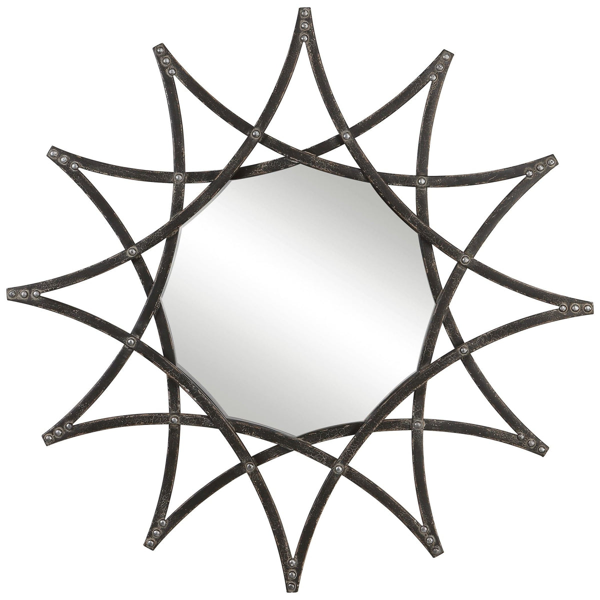 Uttermost Mirrors Solaris Iron Star Mirror House of Isabella UK