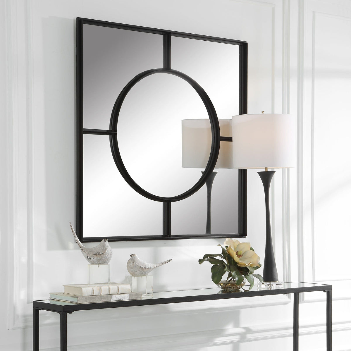 Uttermost Mirrors Spurgeon Square Window Mirror House of Isabella UK