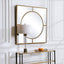 Uttermost Mirrors Stanford Gold Square Mirror House of Isabella UK