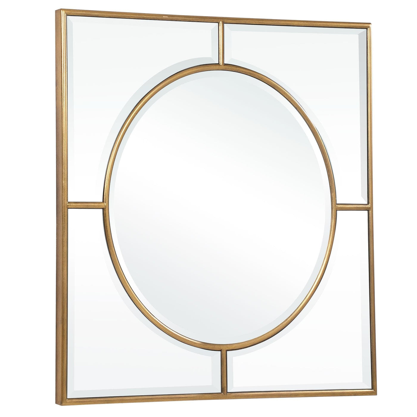 Uttermost Mirrors Stanford Gold Square Mirror House of Isabella UK