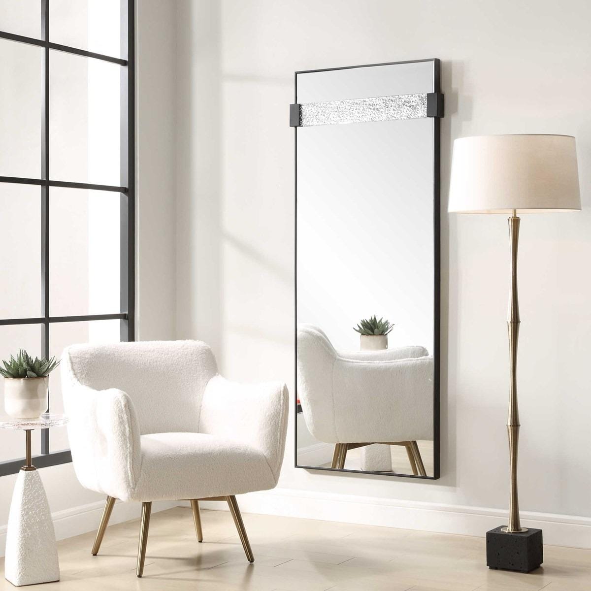 Uttermost Mirrors Stratton Modern Dressing Mirror House of Isabella UK