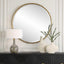 Uttermost Mirrors Sutton Aged Gold Round Mirror House of Isabella UK