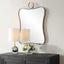 Uttermost Mirrors Talia Brass Vanity Mirror House of Isabella UK