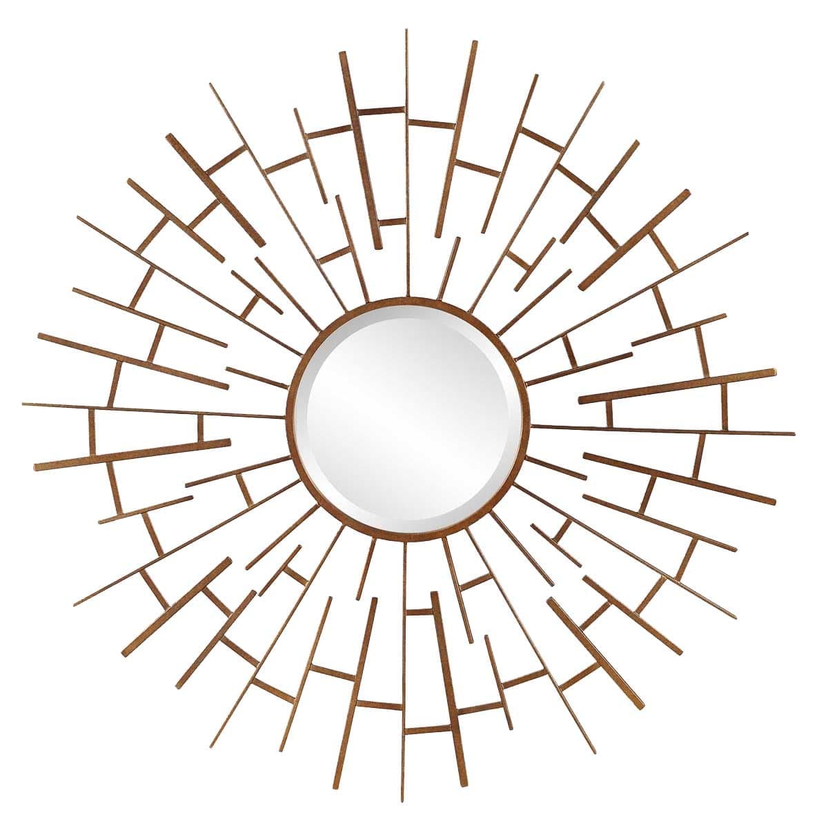 Uttermost Mirrors Tangled Bronze Round Mirror House of Isabella UK