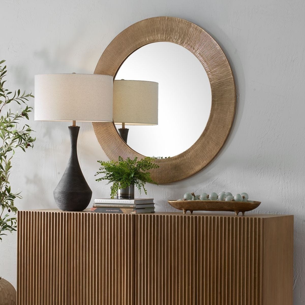 Uttermost Mirrors Tano Round Mirror House of Isabella UK