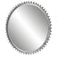 Uttermost Mirrors Taza Aged White Round Mirror House of Isabella UK