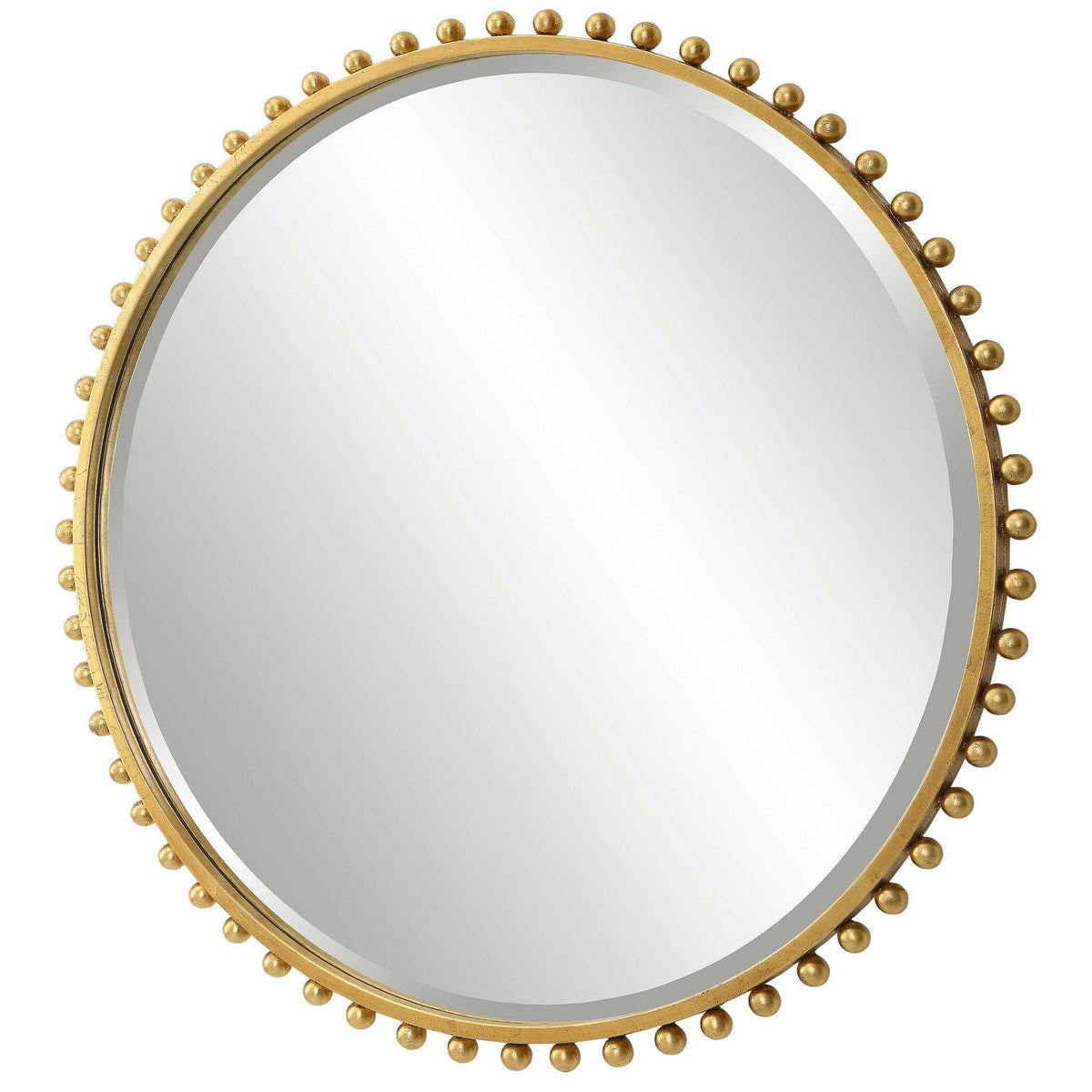 Taza Gold Round Mirror.