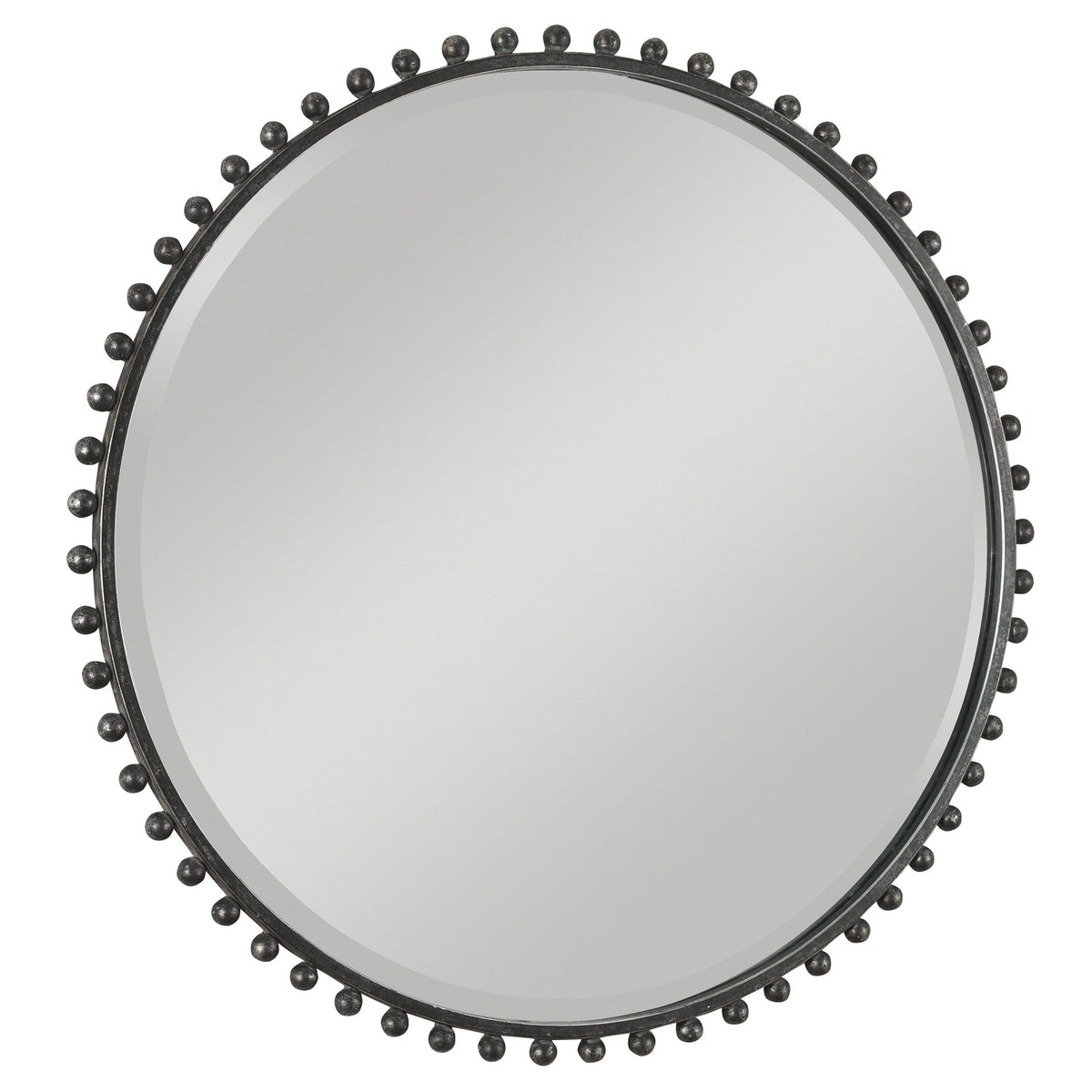 Uttermost Mirrors Taza Round Iron Mirror House of Isabella UK