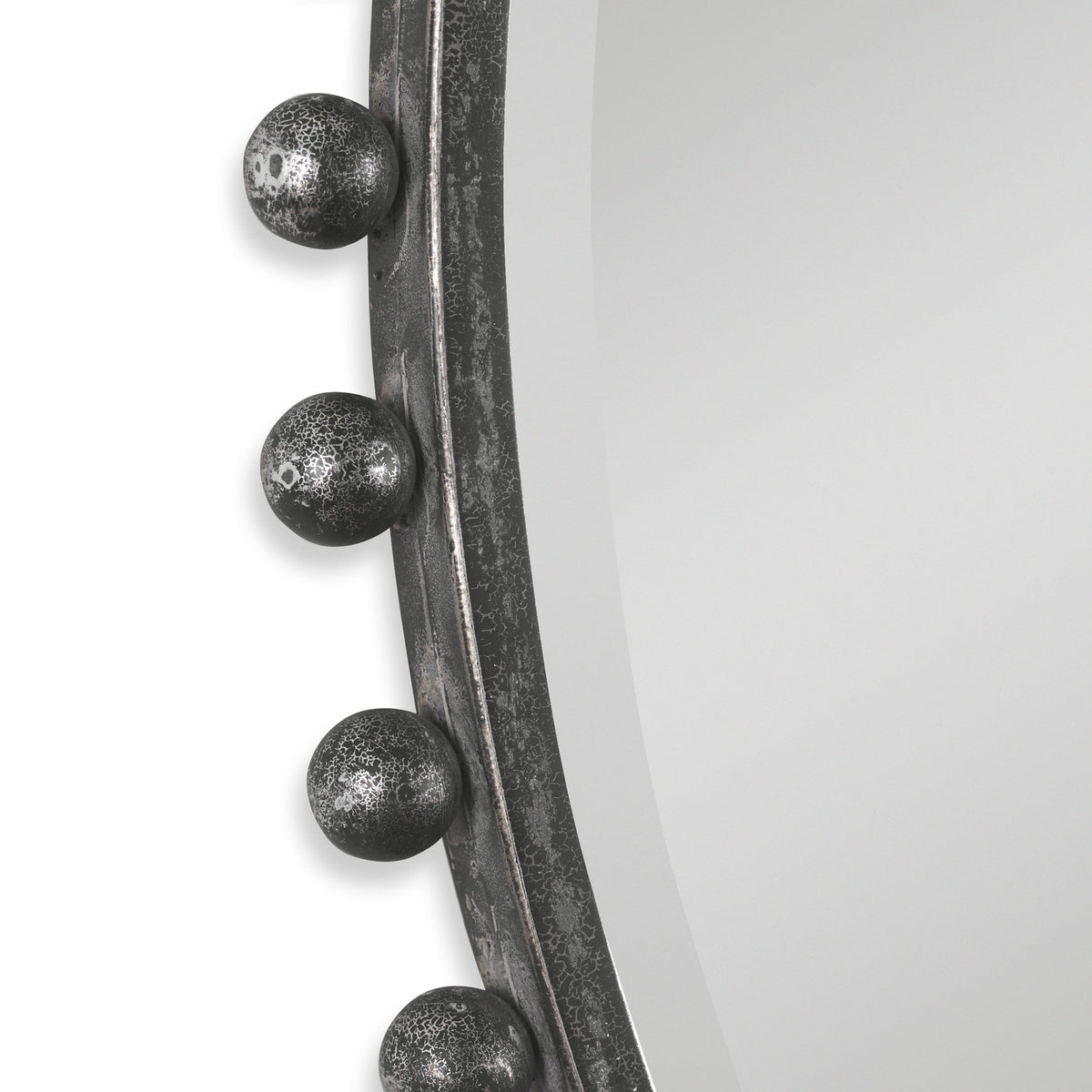 Uttermost Mirrors Taza Round Iron Mirror House of Isabella UK