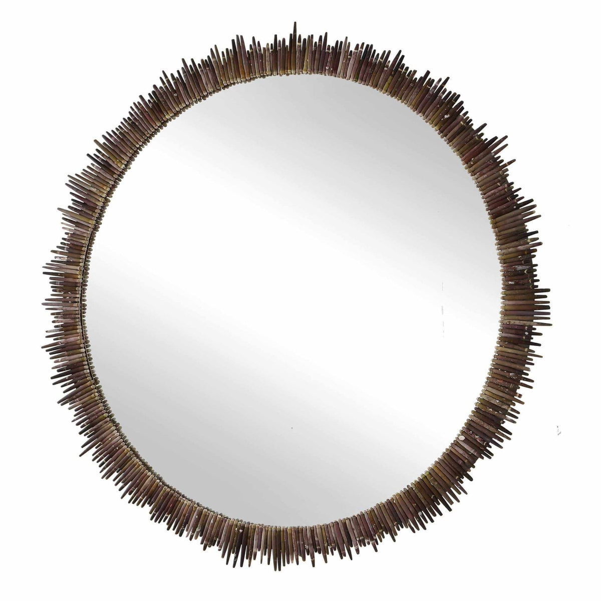 Uttermost Mirrors Tiger Sea Urchin Round Mirror House of Isabella UK
