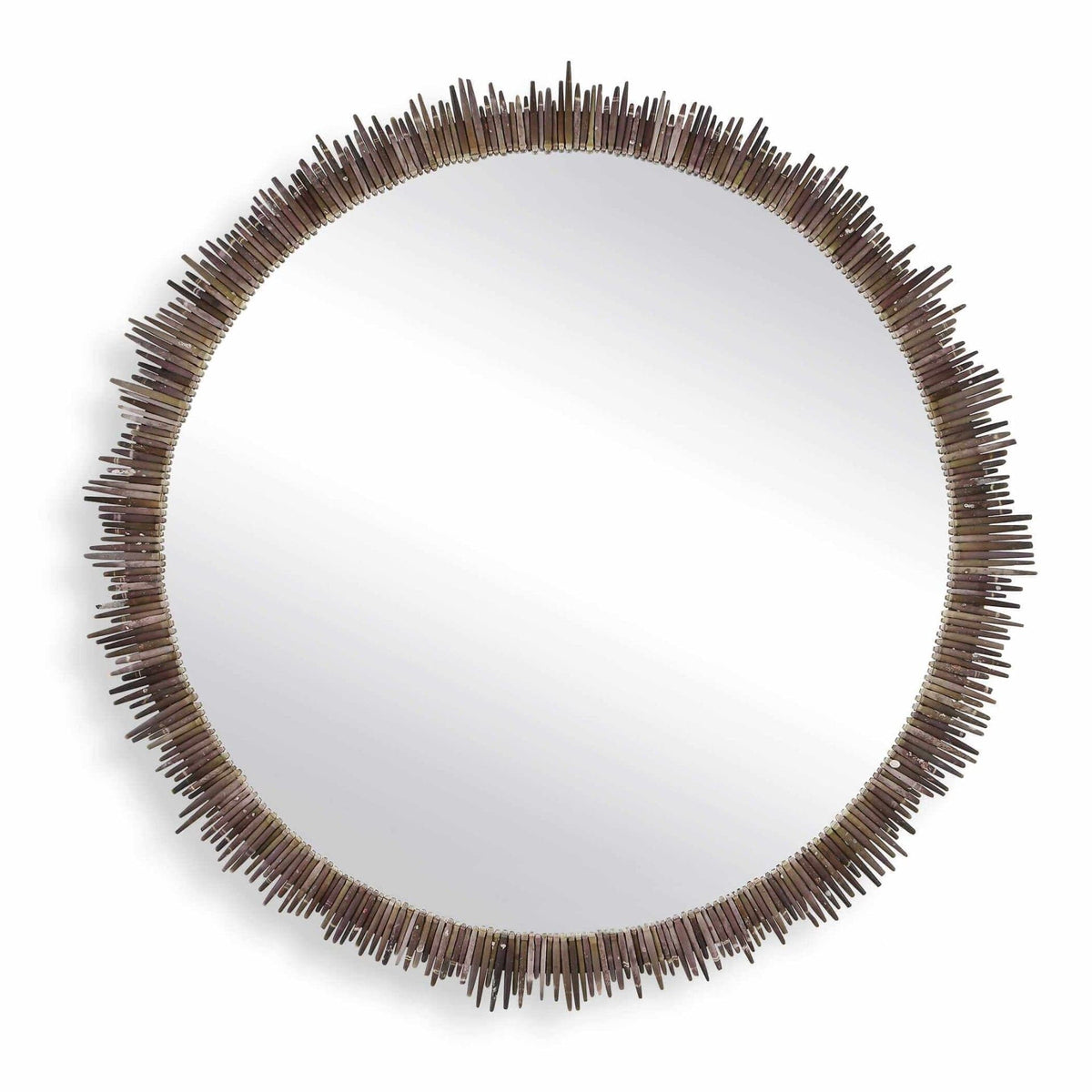 Uttermost Mirrors Tiger Sea Urchin Round Mirror House of Isabella UK
