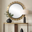 Uttermost Mirrors Toluca Round Brass Mirror House of Isabella UK