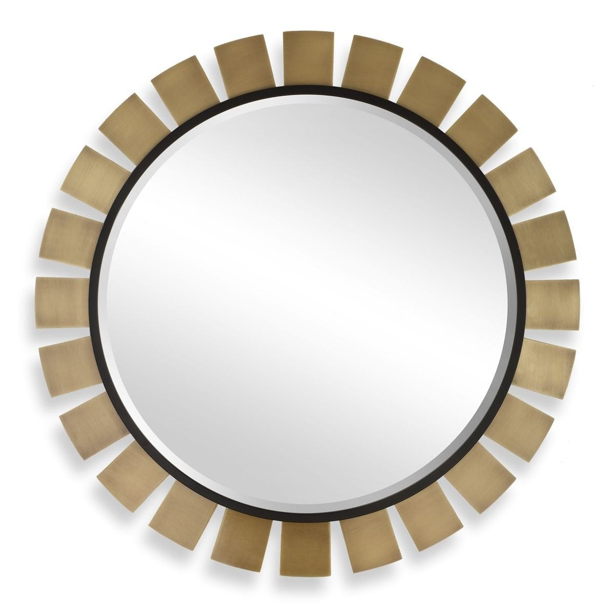 Uttermost Mirrors Toluca Round Brass Mirror House of Isabella UK