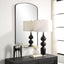 Uttermost Mirrors Tordera Black Arch Mirror House of Isabella UK