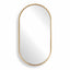 Uttermost Mirrors Torrado Oval Brass Mirror House of Isabella UK