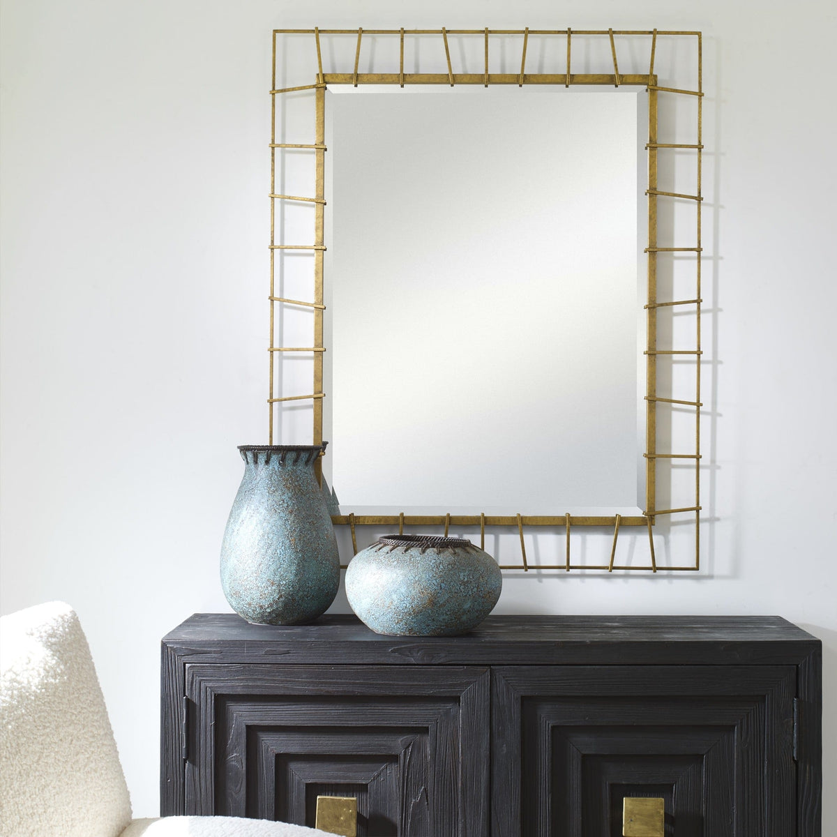 Uttermost Mirrors Townsend Antiqued Gold Mirror House of Isabella UK