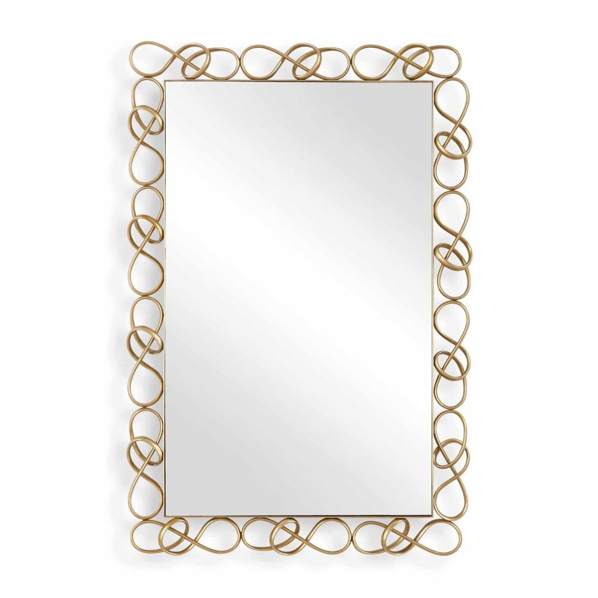 Uttermost Mirrors Twist It Antique Brass Mirror House of Isabella UK