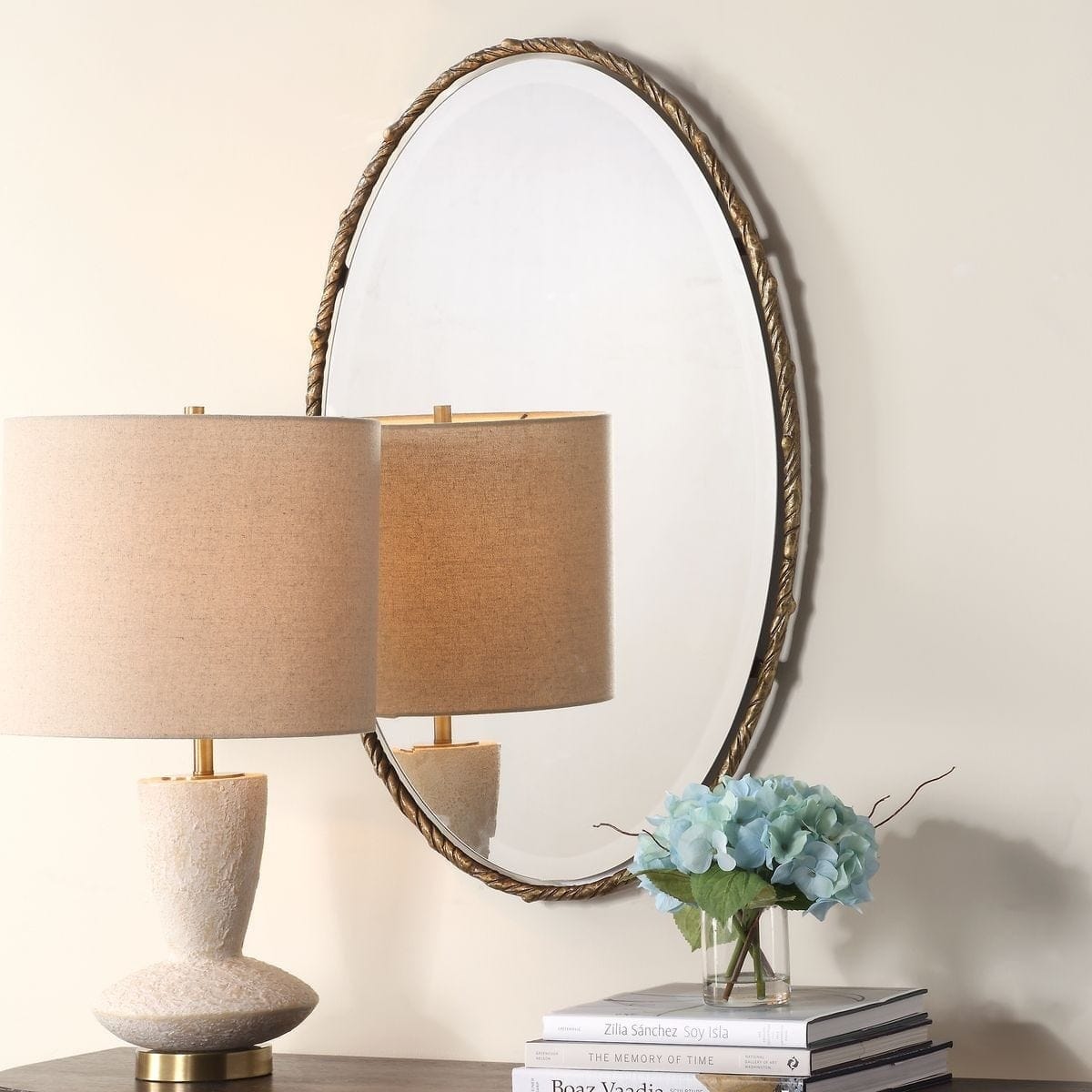 Uttermost Mirrors Twisted Branch Oval Mirror House of Isabella UK