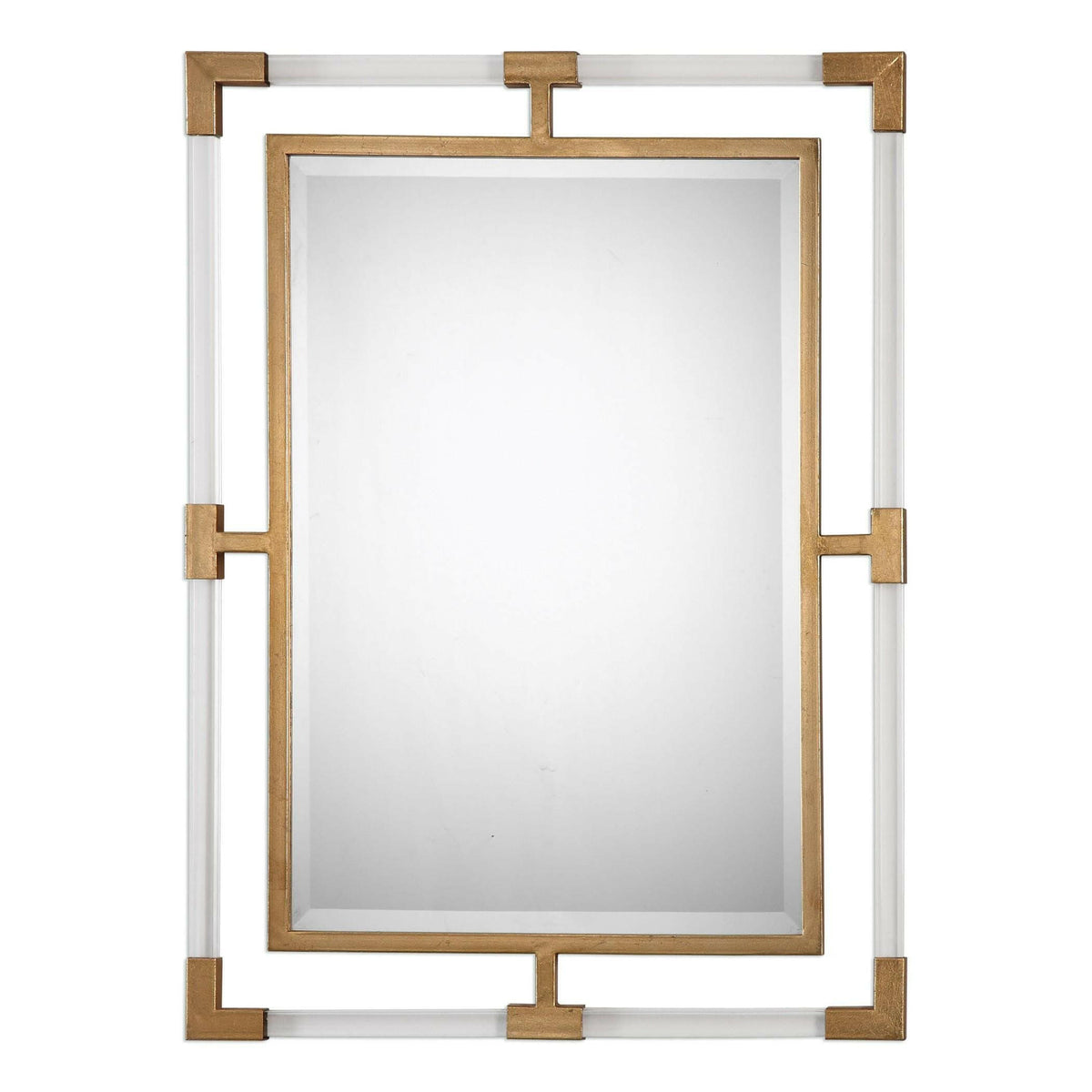 Balkan Modern Gold Wall Mirror.
