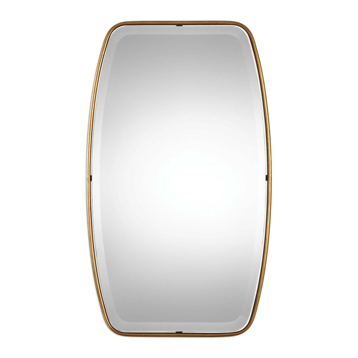 Canillo Antiqued Gold Mirror.