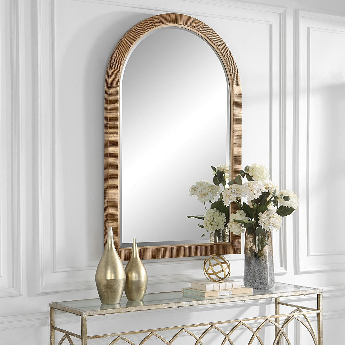 Uttermost Cape Natural Arch Mirror.