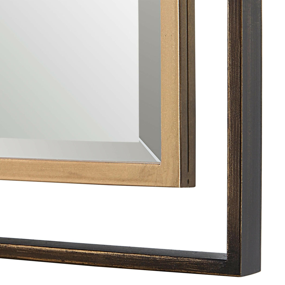 Carrizo Tall Bronze & Gold Mirror.
