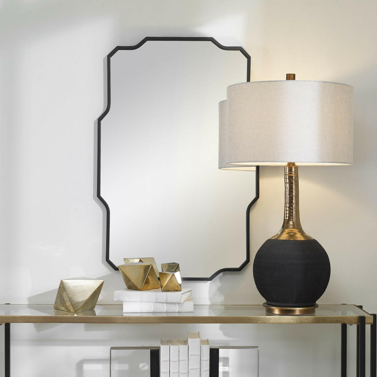 Casmus Iron Wall Mirror.