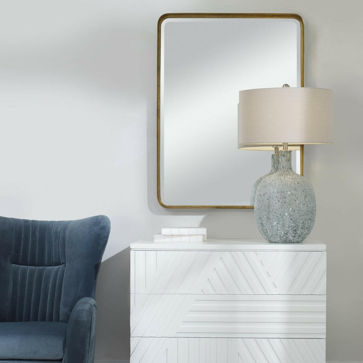 Crofton Gold Large Mirror.