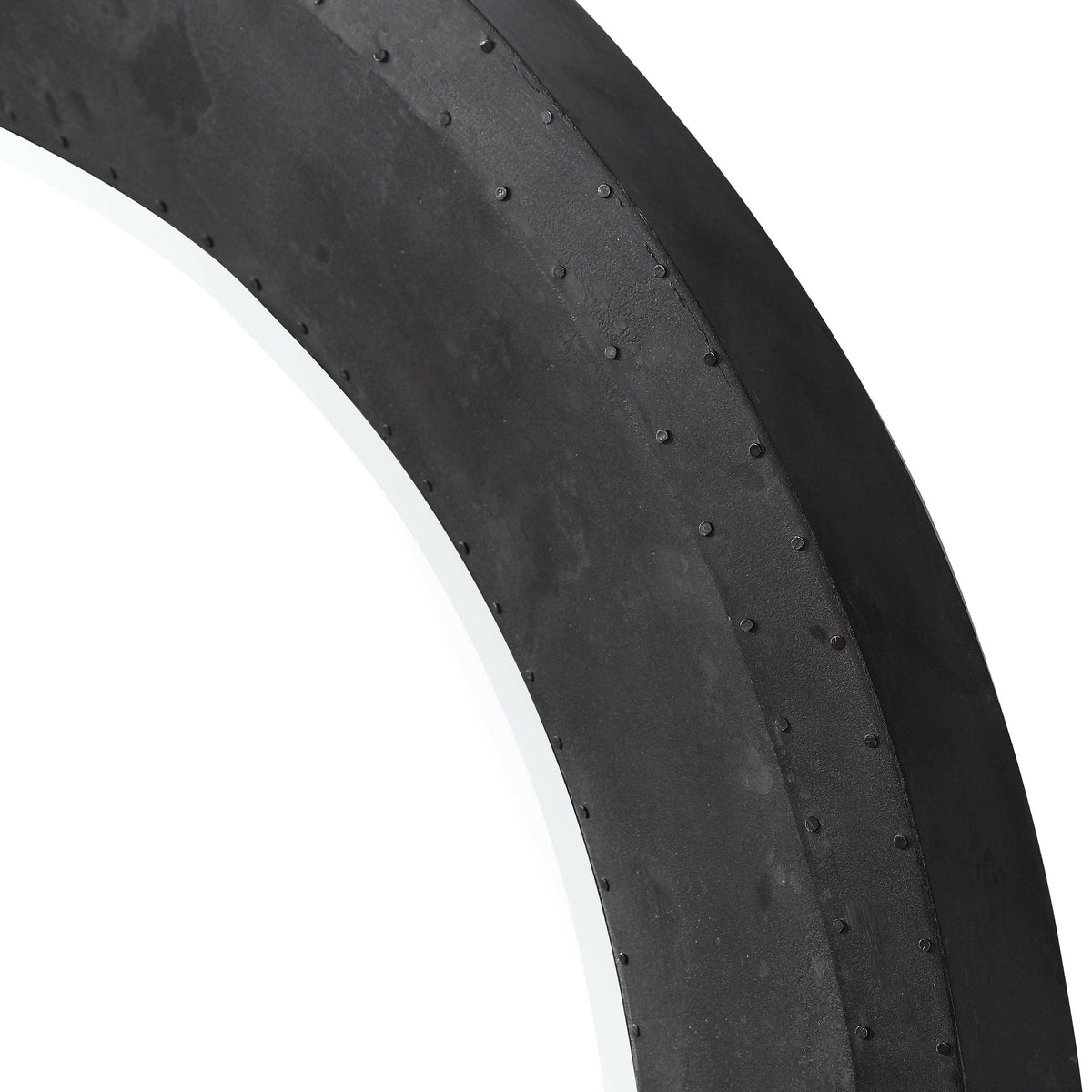 Frazier Round Industrial Mirror.