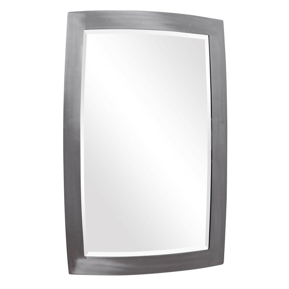 Haskill Brushed Nickel Mirror.