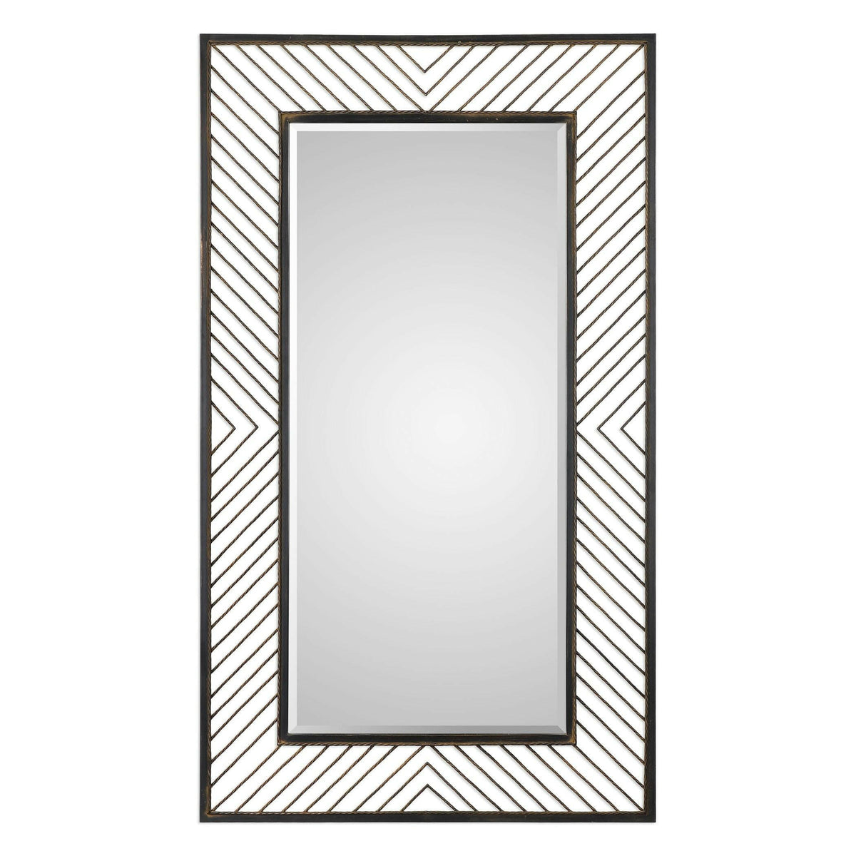 Karel Chevron Mirror.